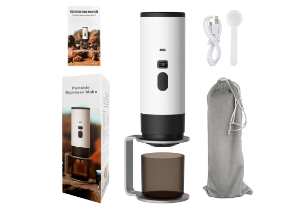 Three-in-One Portable Electric Espresso Machine - Availalbe in Five Colours
