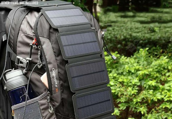 Solar-Powered Folding Phone Charger Panel