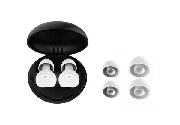 Silicone Noise Reduction Sleep Ear Plugs - Available in Two Colours & Option for Two-Pack