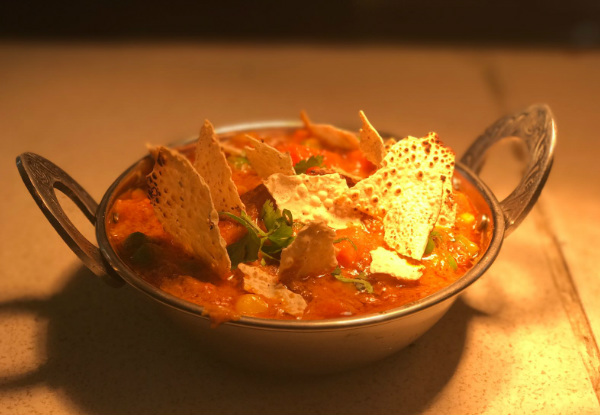 Scrumptious Three-Course Vegetarian Meal for Two People