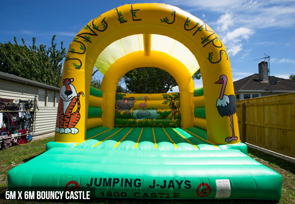 Four-Hour Bouncy Castle Hire incl. Installation & Pack Out  - Option with Slide