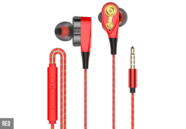 In-Ear Earbud Headphone - Available in Four Colours with Free Delivery