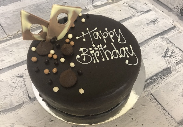 Six-Inch Personalised Mississippi Mud Cake - Valid in Four Locations