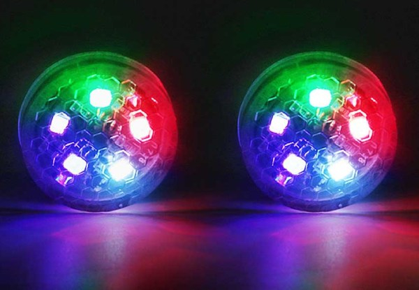 Pair of Universal Car Door LED Warning Lights - Three Colours Available