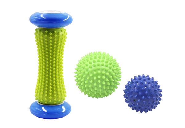 Foot Massage Roller with Two Massage Balls - Available in Two Colours