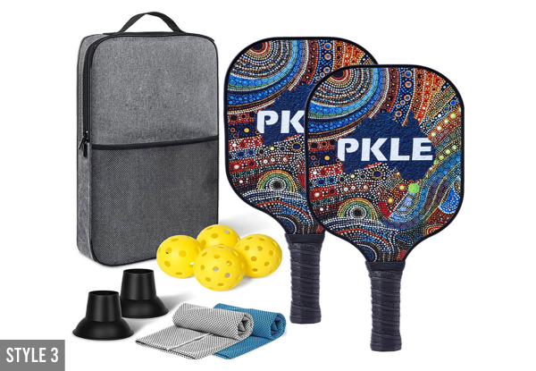 Pickleball Kit Incl. Carry Bag - Three Styles Available