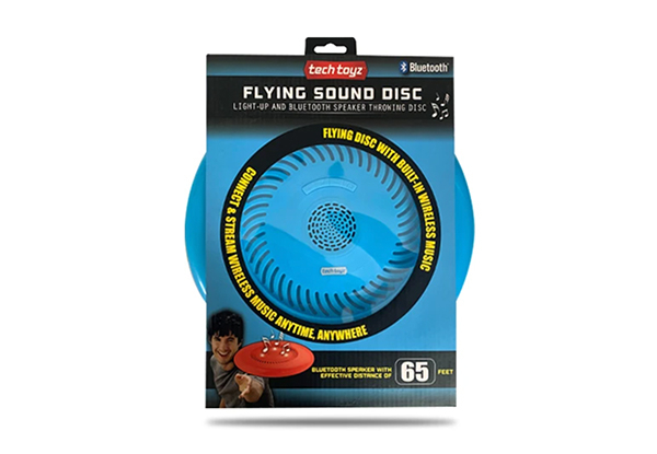 Flying Sound Disk Toy with Built-In Bluetooth Speaker