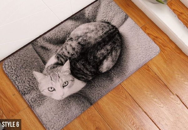 Pet Welcome Floor Mat - Six Styles Available with Free Delivery