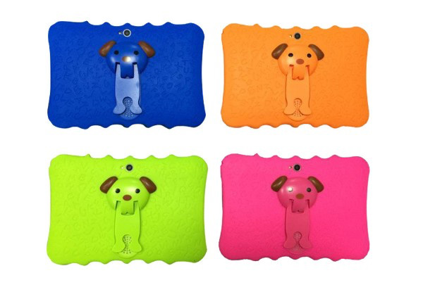 Kids Seven-Inch Android Tablet with Protective Case - Four Colours Available & Free Delivery
