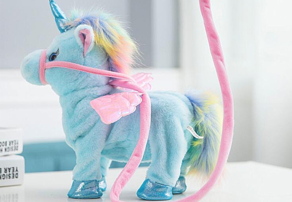 Walking Unicorn Toy - Three Colours Available with Free Metro Delivery