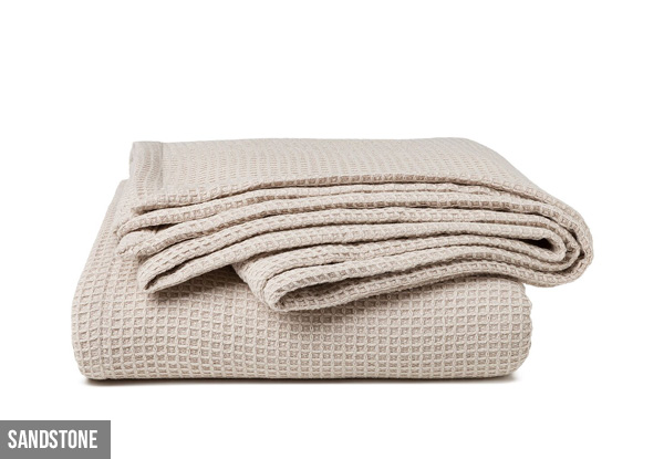 Canningvale Sogno Linen Blend Blanket - Three Colours Available