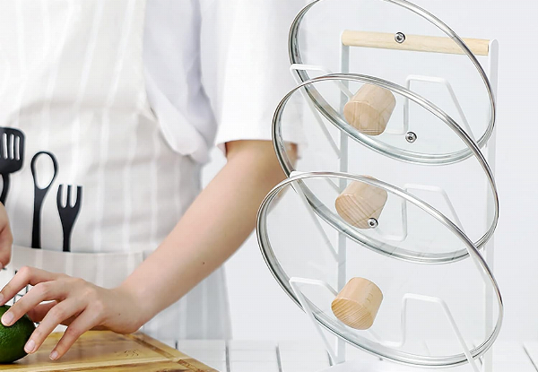 Three-Layer Draining Board Pan Lid Holder