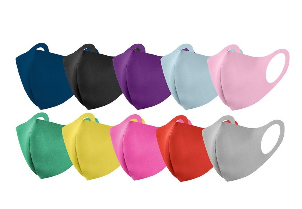 Five Washable & Reusable Face Masks - Options for a 10 or 20-Pack