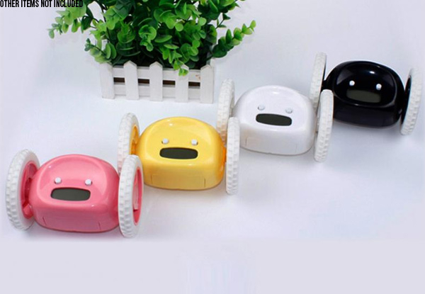 Runaway Alarm Clock - Four Colours Available with Free Delivery