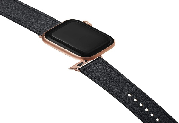 Top Grain Leather Band Compatible with Apple Watch - Three Colours & Two Sizes Available