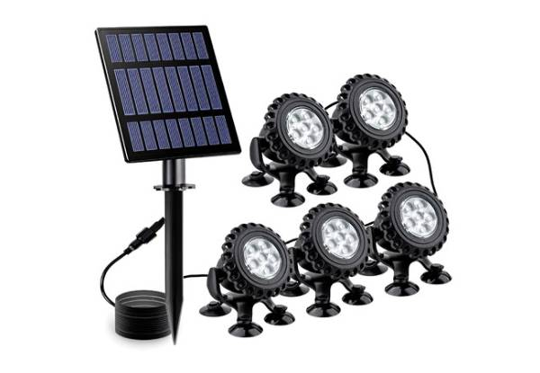 Solar RGB Pond Light with Suction Cups - Two Options Available