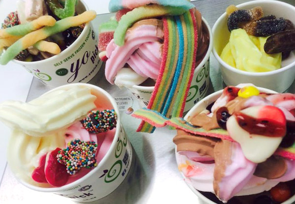 $4 for an $8 Frozen Yoghurt Voucher – Choose Your Own Toppings