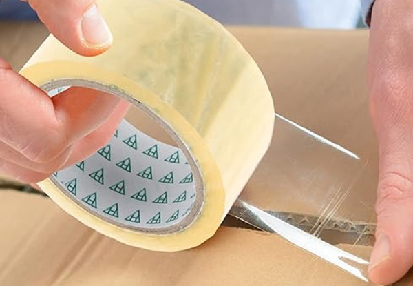 Six-Roll Clear Packaging Tape