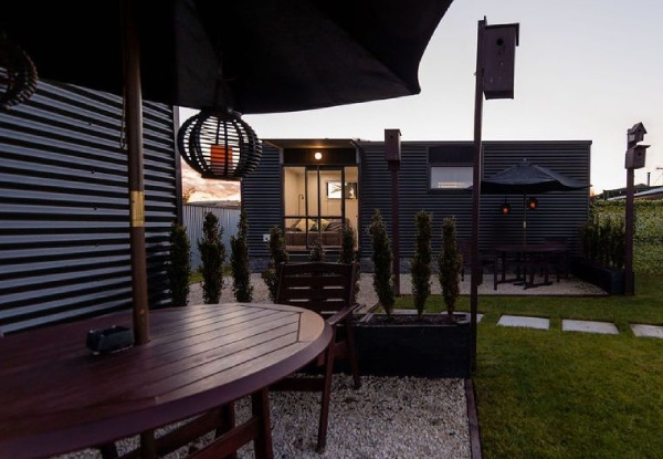 Summer Special: One-Night Matamata Boutique Chalet Accommodation for Two incl. Three-Course Fine Dining Experience at Osteria Restaurant & Late Check-Out - Option for Two or Three Nights incl. Romantic Hot Springs Experience & Day at Matamata Golf Club