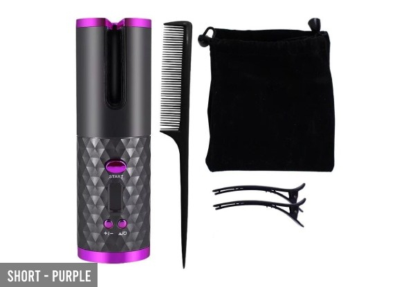 Cordless Hair Curler - Three Options Available