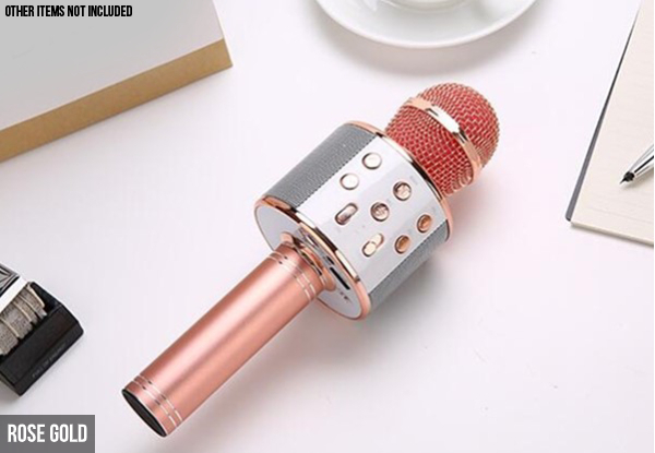 Portable Wireless Karaoke Microphone - Three Colours Available