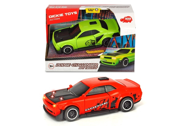 Dickie Dodge SRT Hellcat Racing Car Set of Two