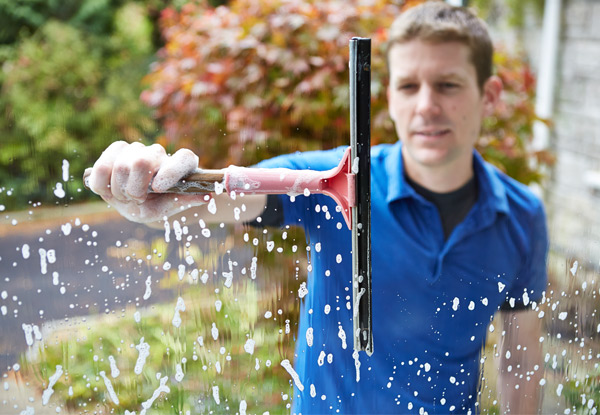 Three-Bedroom Single-Storey House Exterior  Window Cleaning Service - Options for up to Six Bedrooms & for Two-Storey Houses