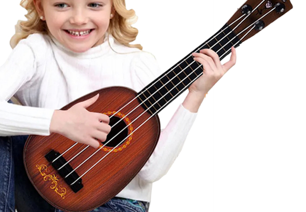 Kids Mini Ukulele Guitar Toy - Two Colours Available