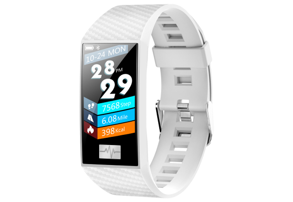 Smart Bracelet Band With Heart Rate & Blood Pressure Monitor - Three Colours Available
