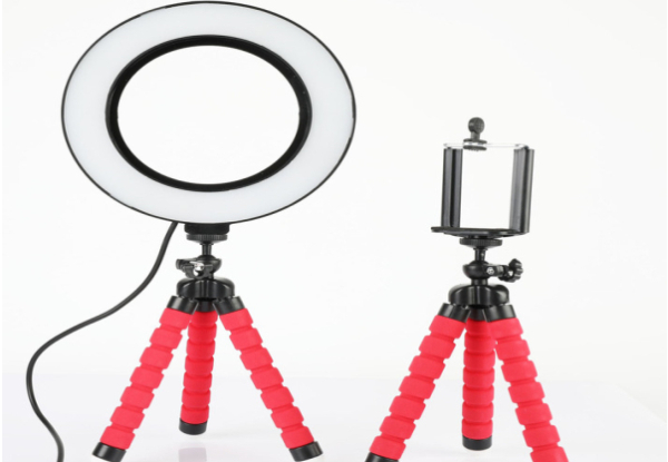 Dimming LED Ring Light Set - Three Colours Available