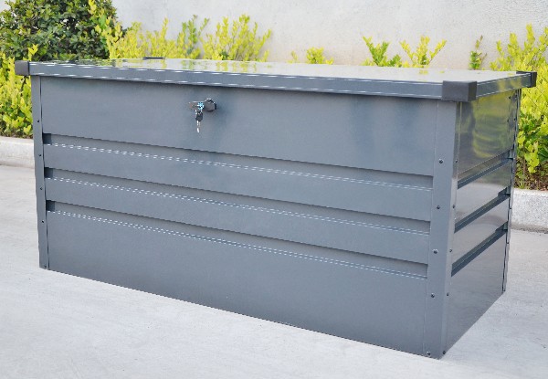 450L Garden Metal Storage Box with Lock