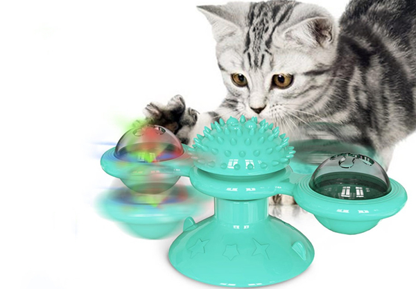 Rotating Cat Toy - Three Colours Available