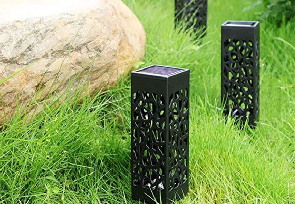 Two-Pack of Solar Powered LED Garden Lights with Free Delivery
