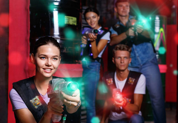 15-Minute Laser Tag Game for One Person - Option for up to Three Games