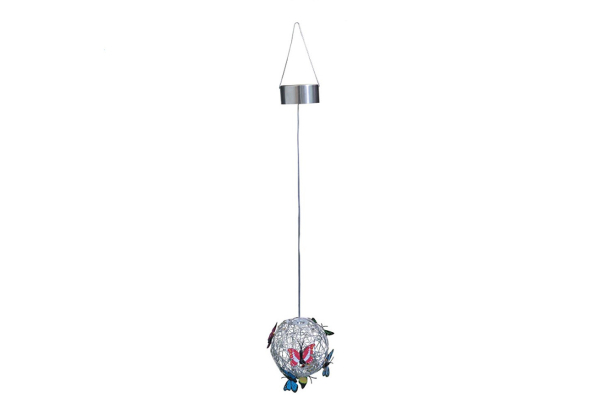 Solar Butterfly Round Ball Light - Two Options Available