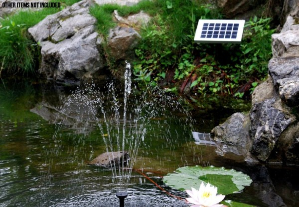 Solar Powered Fountain Water Pump Panel Kit
