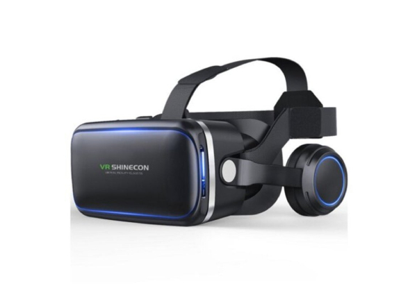3D VR Black Headset Virtual Reality Glasses