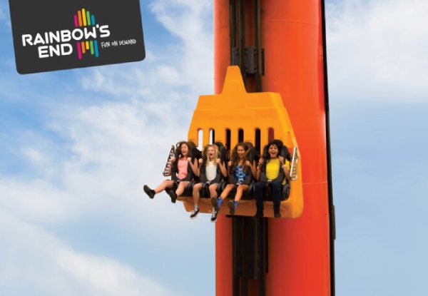 Rainbow's End Single Superpass incl. Unlimited Entry to All Rides - Options for Four Superpasses, Four Superpasses incl. Gem Panning Experience and Photo, or Four Superpasses incl. Virtual Reality Quad Play & Arcade Credit - Valid for Daytime Sessions