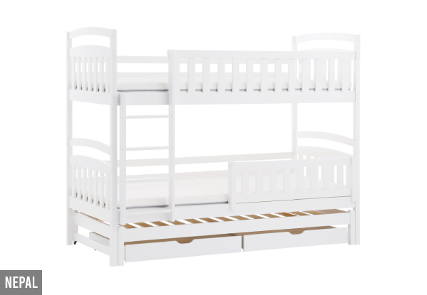 Solid Wood Bunk Bed - Two Options Available