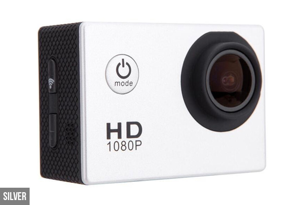 Full HD Waterproof Action Camera - Five Colour Options Available with Free Metro Delivery