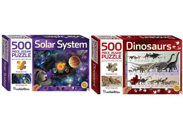Set of Two Puzzlebilities 500-Piece Puzzles with Free Nationwide Delivery