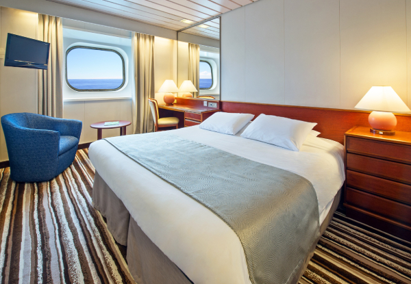 Per-Person, Twin-Share Seven-Night Fly/Stay/Cruise Adelaide Package in an Oceanview Room incl. Flight from Auckland to Adelaide, Pre-Cruise Accommodation, Meals & Entertainment on Board Pacific Aria - Option for a Balcony Room