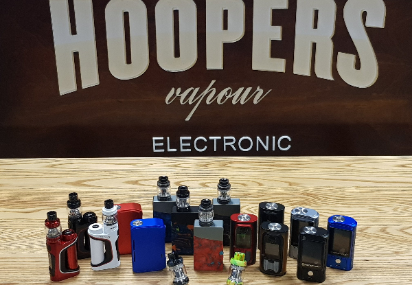 Instore Vaping Voucher at Hoopers Vapour - Two Locations