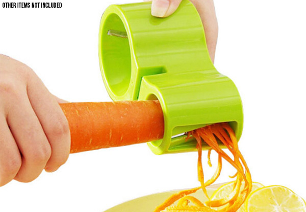 Double Vegetable Spiralizer with Knife Sharpener - Three Colours Available