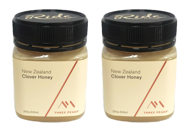 Two Pack of Kamahi Honey or Clover Honey - Options for Four-Pack Available