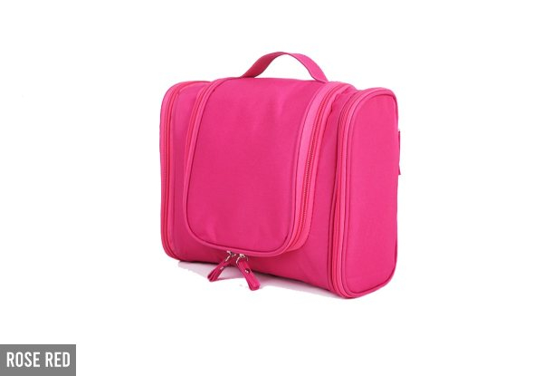 Hanging Travel Toiletry Bag - Four Colours Available & Option for Two with Free Delivery