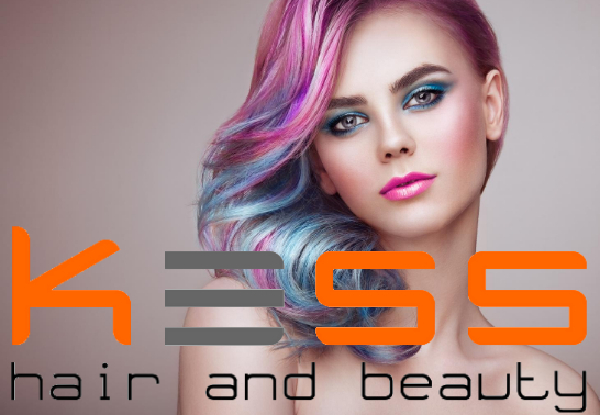 Luxury Hair Package incl. Half-Head of Foils or Full Head of Colour, Cut, Luxury Conditioning Treatment, Trim, Blow Dry & a Beauty Voucher - Valid only at Kess Onehunga