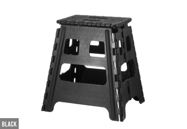 Foldable Step Stool with Handle - Two Colours Available