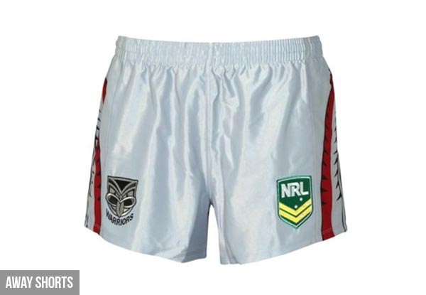 NRL ISC Warriors Shorts - Four Styles Available
