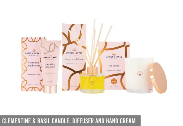 Linden Leaves Home & Body Care Range - Eight Options Available